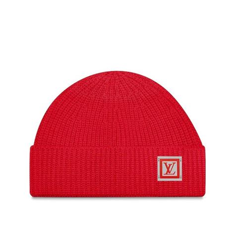 louis vuitton hipster hat red